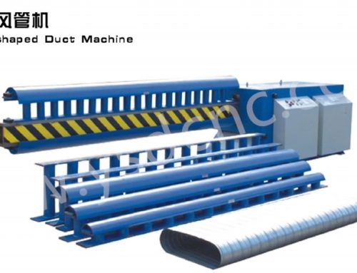 oval-shaped duct machine